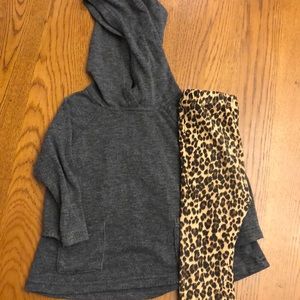 Girls Leopard Print Outfit